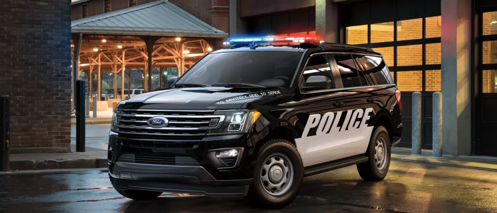 Ford Expedition police-rated SUV for command and K-9 units