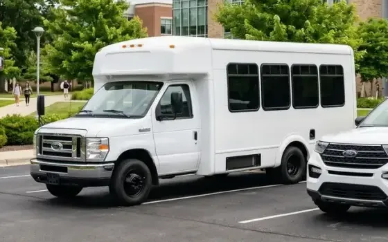 Ford E-Series cutaway shuttle bus